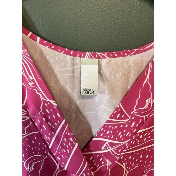 Nordstrom Rack Pink Ombre Kimono Beach Cover Up One Size - Picture 2 of 5